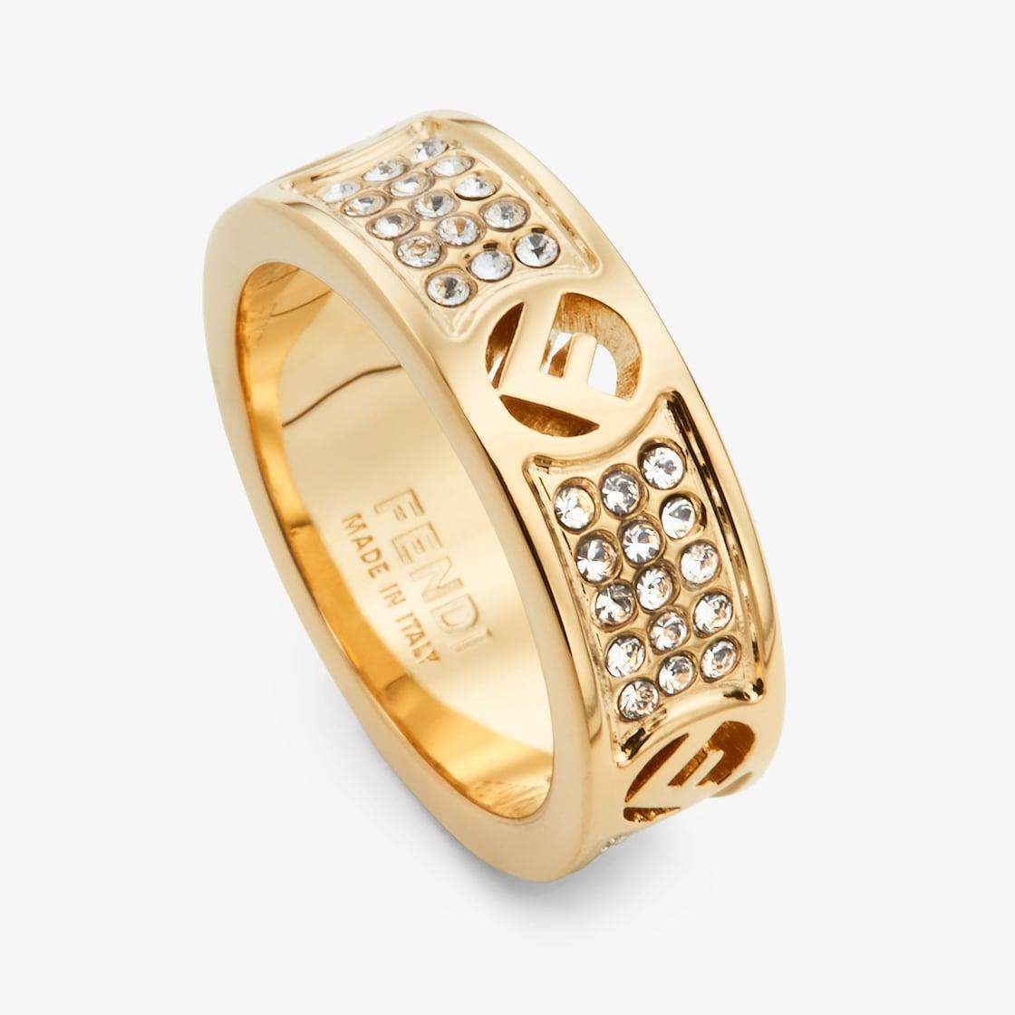 F Is Fendi RingGold-colored ring Product Image