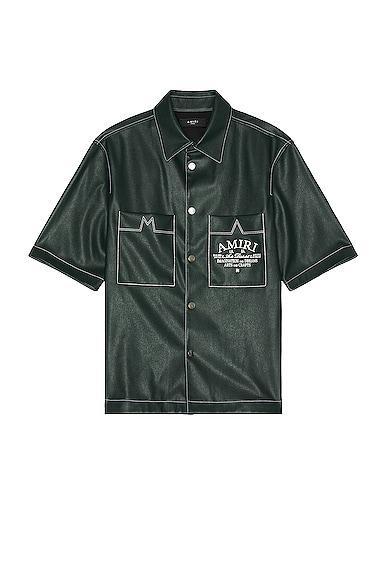 Amiri Arts District Camp Shirt in Green Product Image