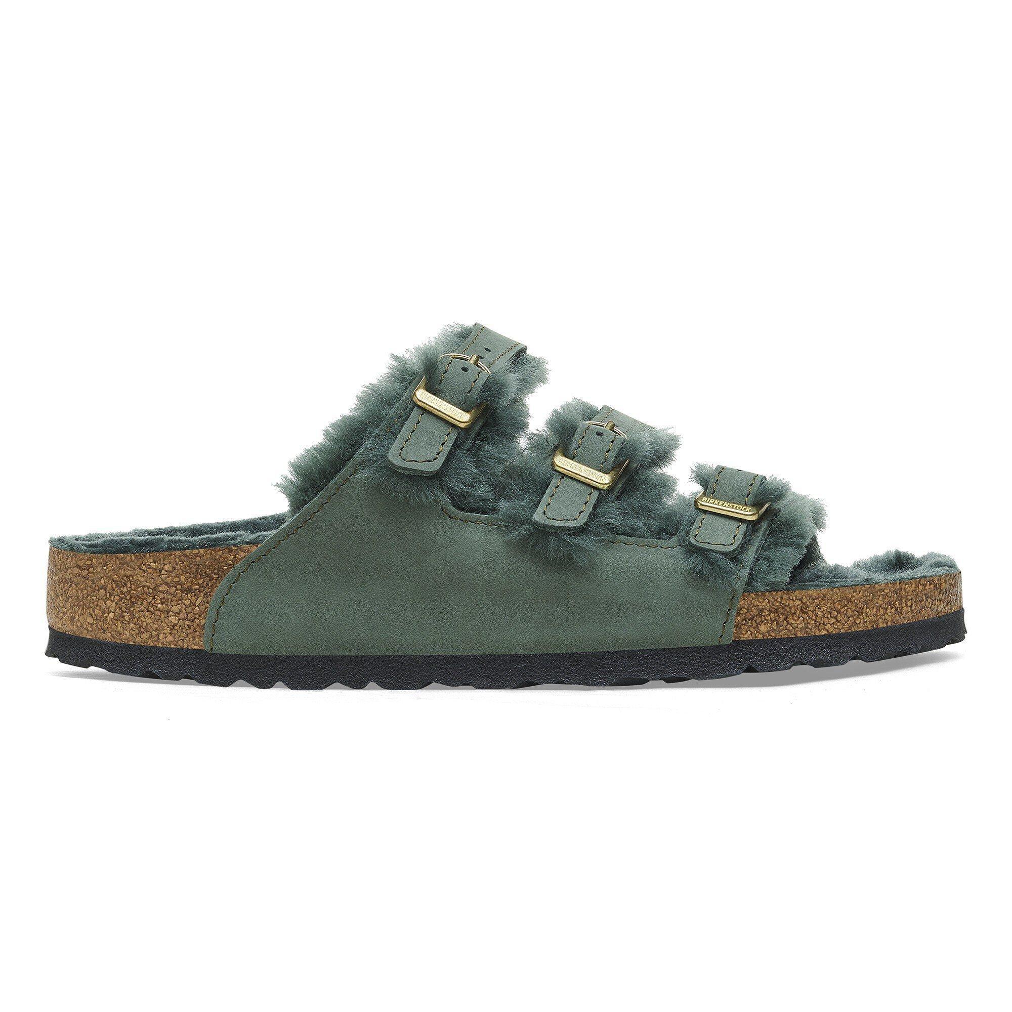 Florida Shearling Nubuck Leather Thyme Product Image