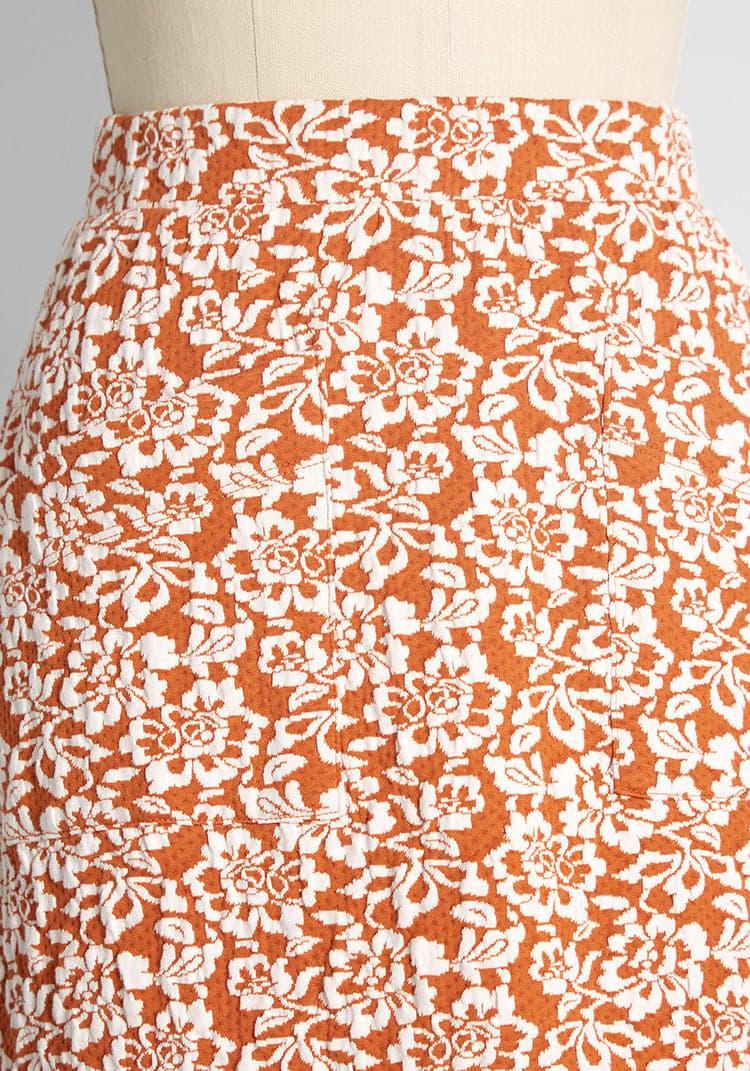 Ready, Rosette, Go! Knit A-Line Skirt Product Image