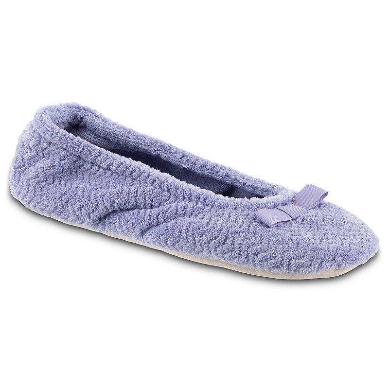 isotoner Chevron Women's Ballet Slippers, Size: Medium, Brown Product Image