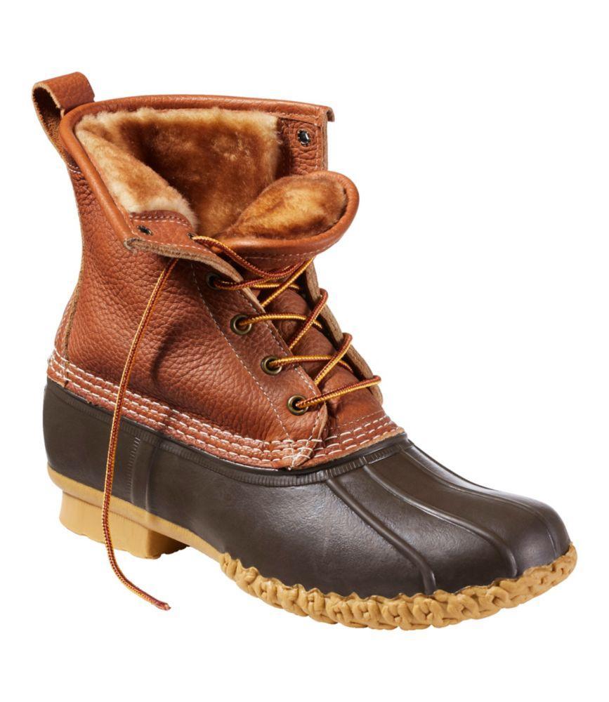 
                            Men's Bean Boots, 8" Shearling-Lined Insulated
                         Product Image