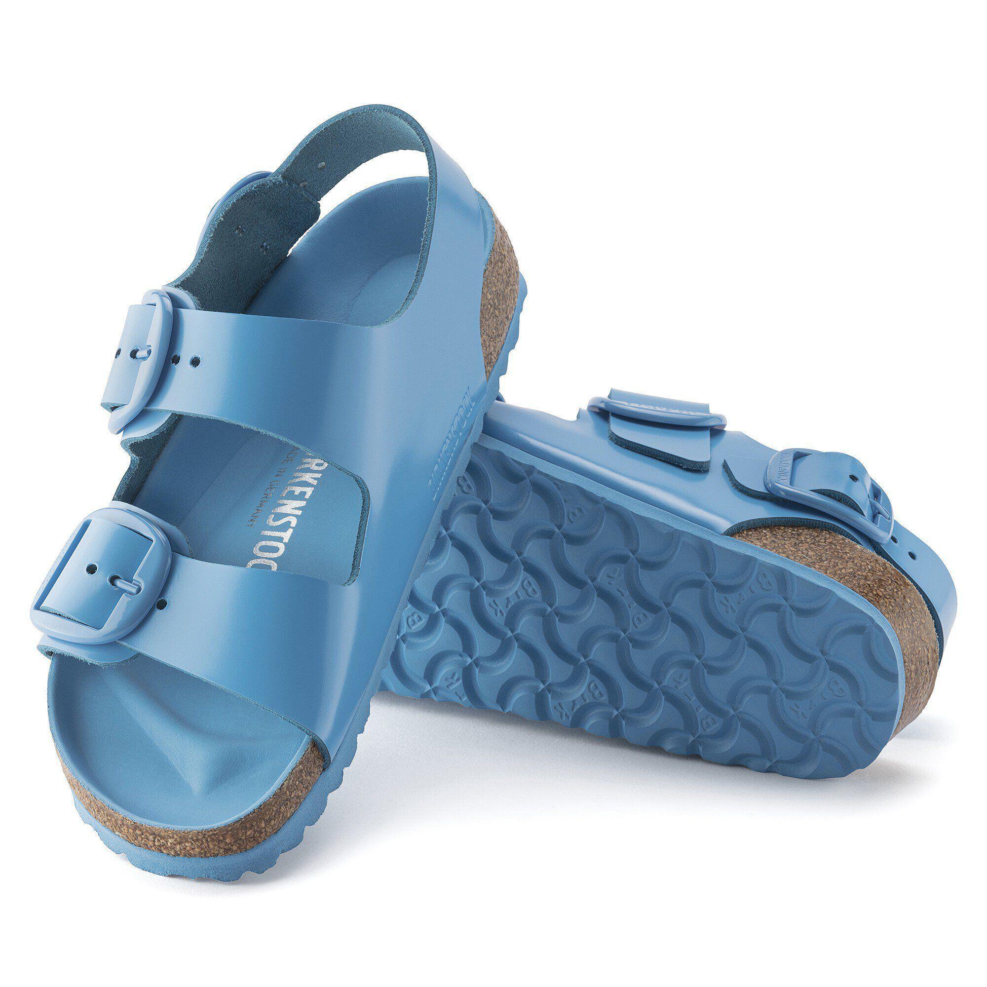 Milano Big Buckle Natural Leather Patent Product Image