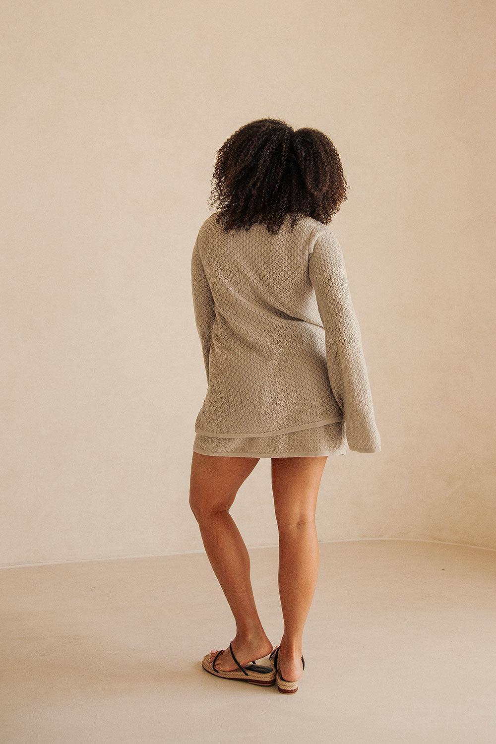 Baylie Skirt - Taupe Product Image