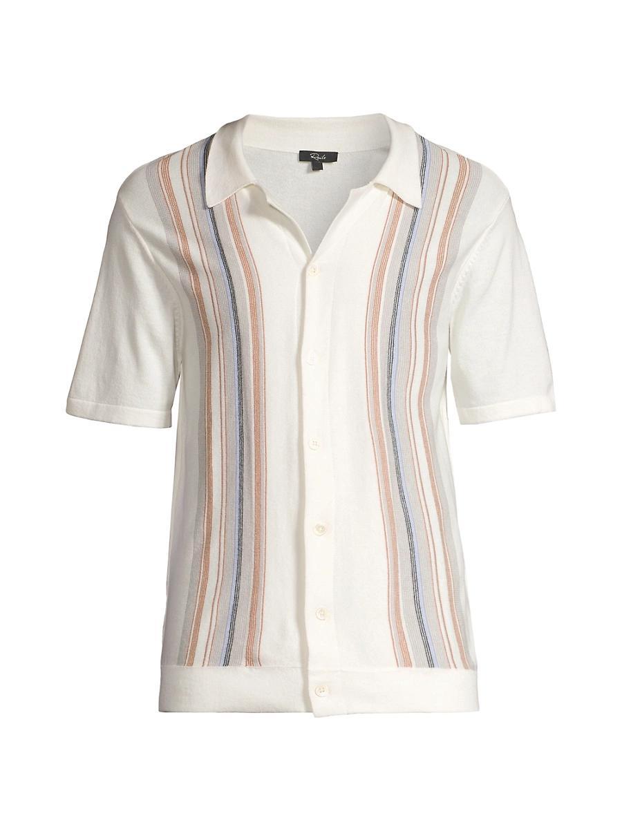 Mens Silas Striped Polo Shirt Product Image