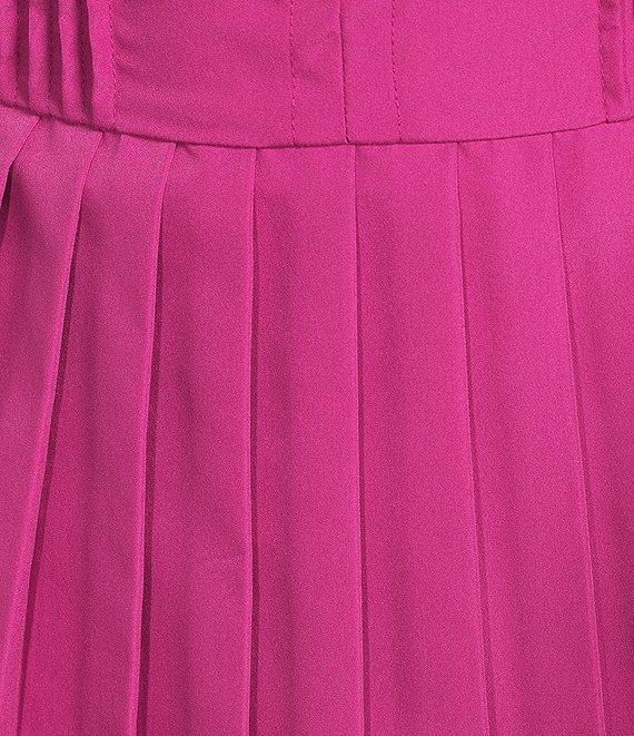 TCEC Poplin Drop Waist Pleated Dress Product Image