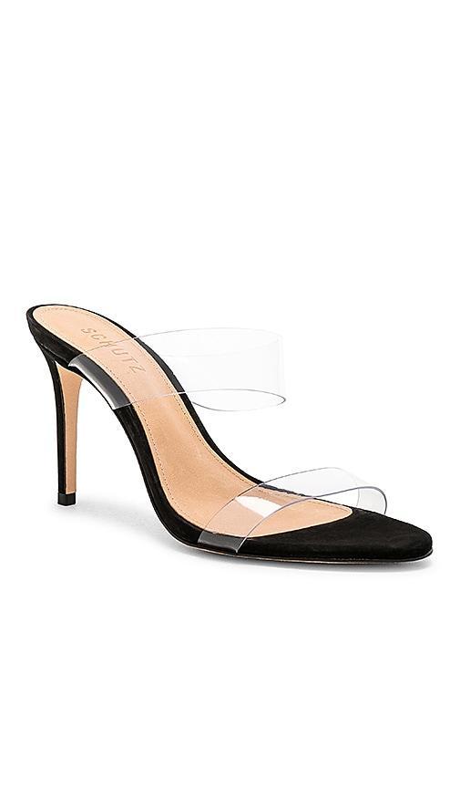 Schutz Womens Ariella Clear Strap High-Heel Slide Sandals Product Image
