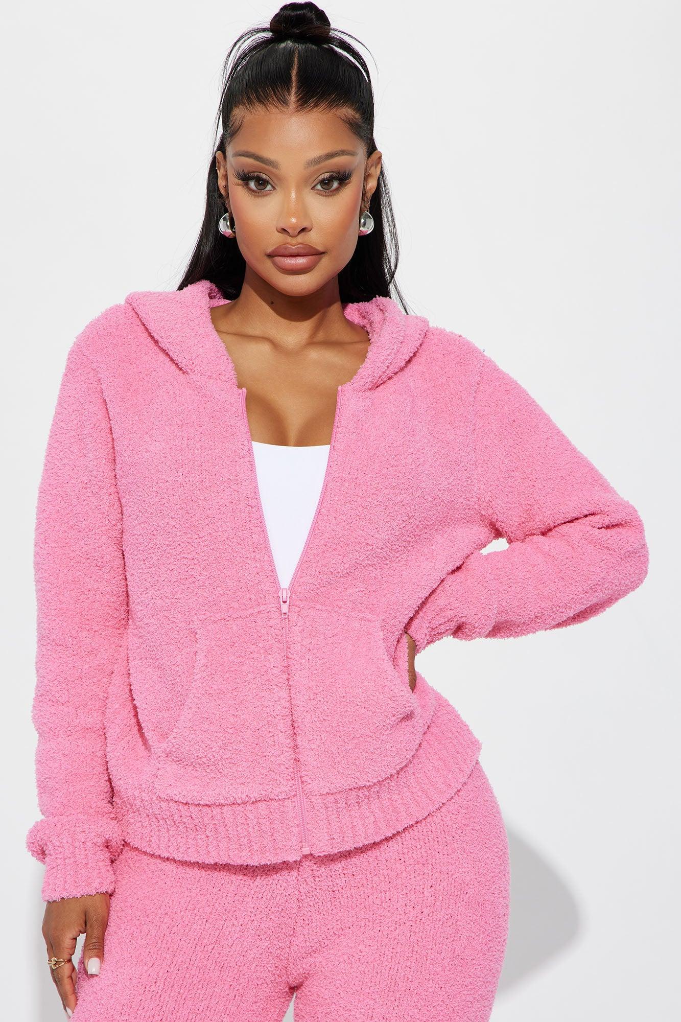Always Extra Cozy Pant Set - Pink Product Image