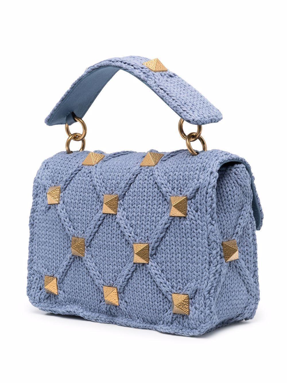 knitted Roman Stud tote bag Product Image