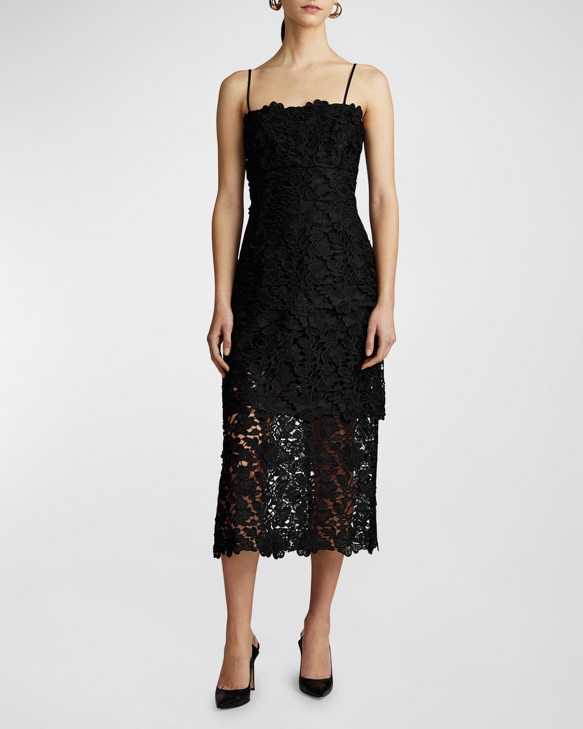 Zac Posen Lace Tiered Dress Product Image
