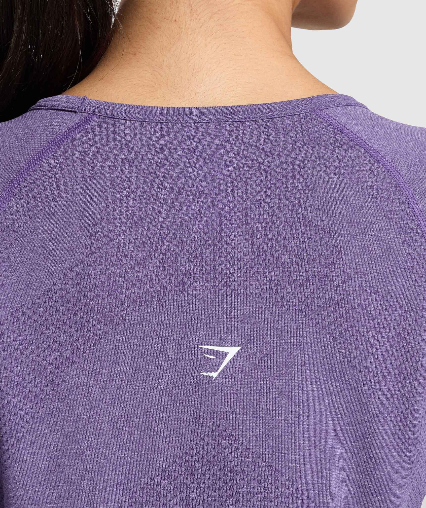 Gymshark Vital Light Long Sleeve Top - Functional Purple/Marl Female Product Image