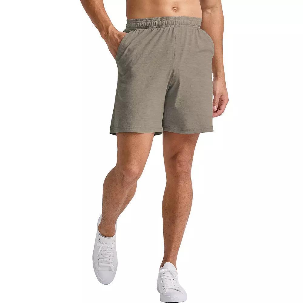 Hanes Originals Mens Tri-Blend Jersey Shorts, 7 Silverstone Heather S Product Image
