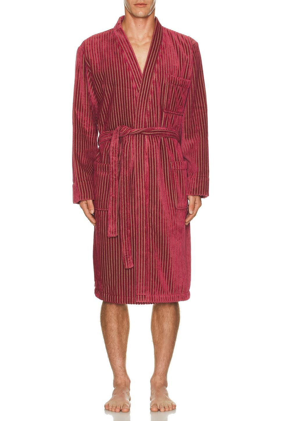 Botnico Striped Velour Robe Product Image