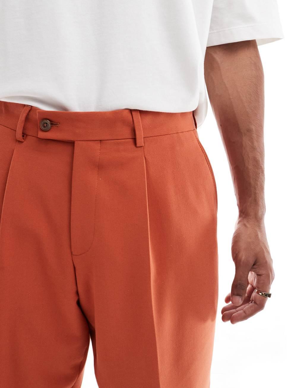 Viggo Lavoir suit pants in burnt orange - part of a set Product Image