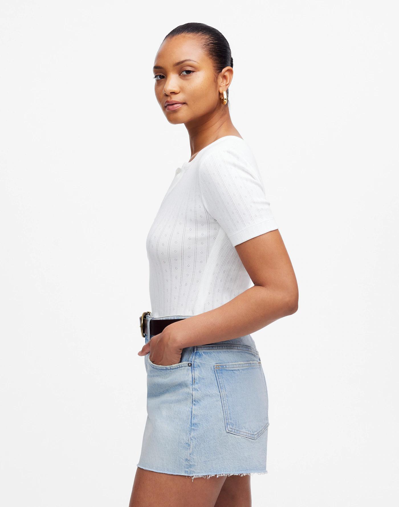 The Curvy Perfect Vintage Jean Short in Foster Wash Product Image