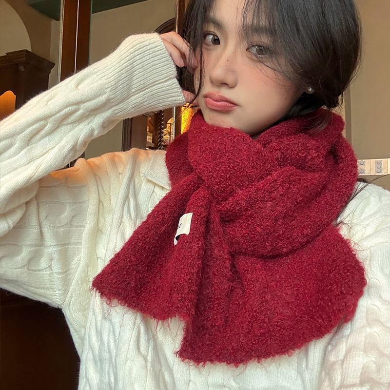 Plain Applique Scarf Product Image