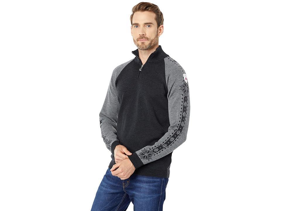 Dale of Norway Geilo Sweater (Dark Charcoal/Smoke) Men's Clothing Product Image