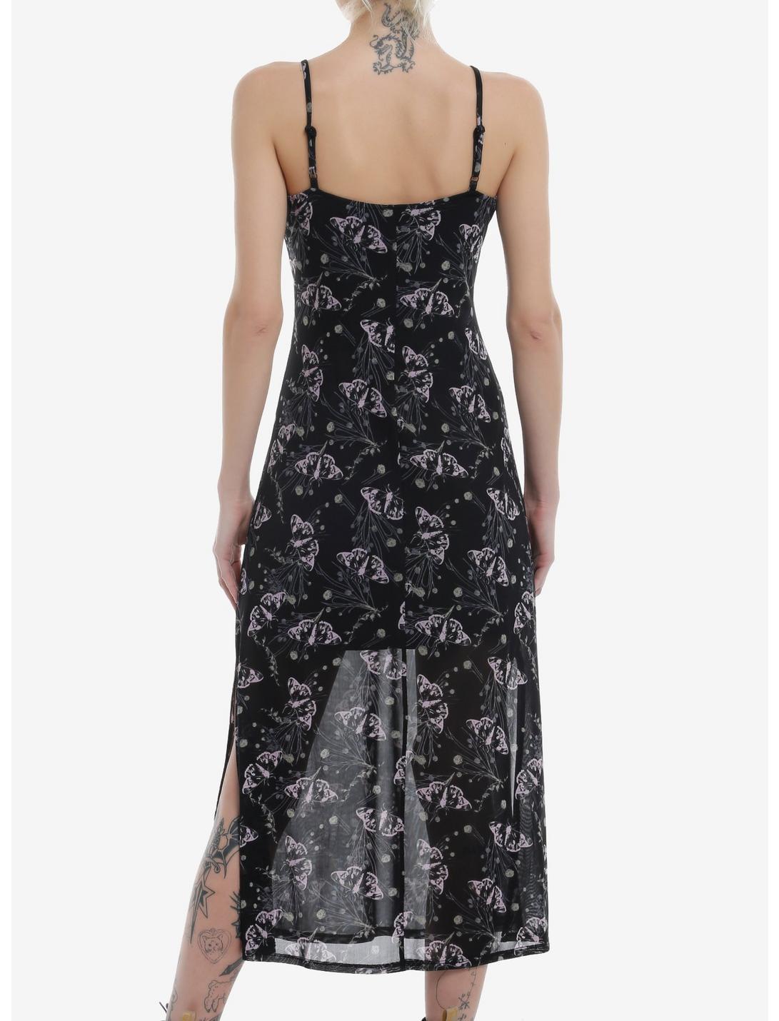 Social Collision Butterfly Floral Maxi Cami Dress Product Image