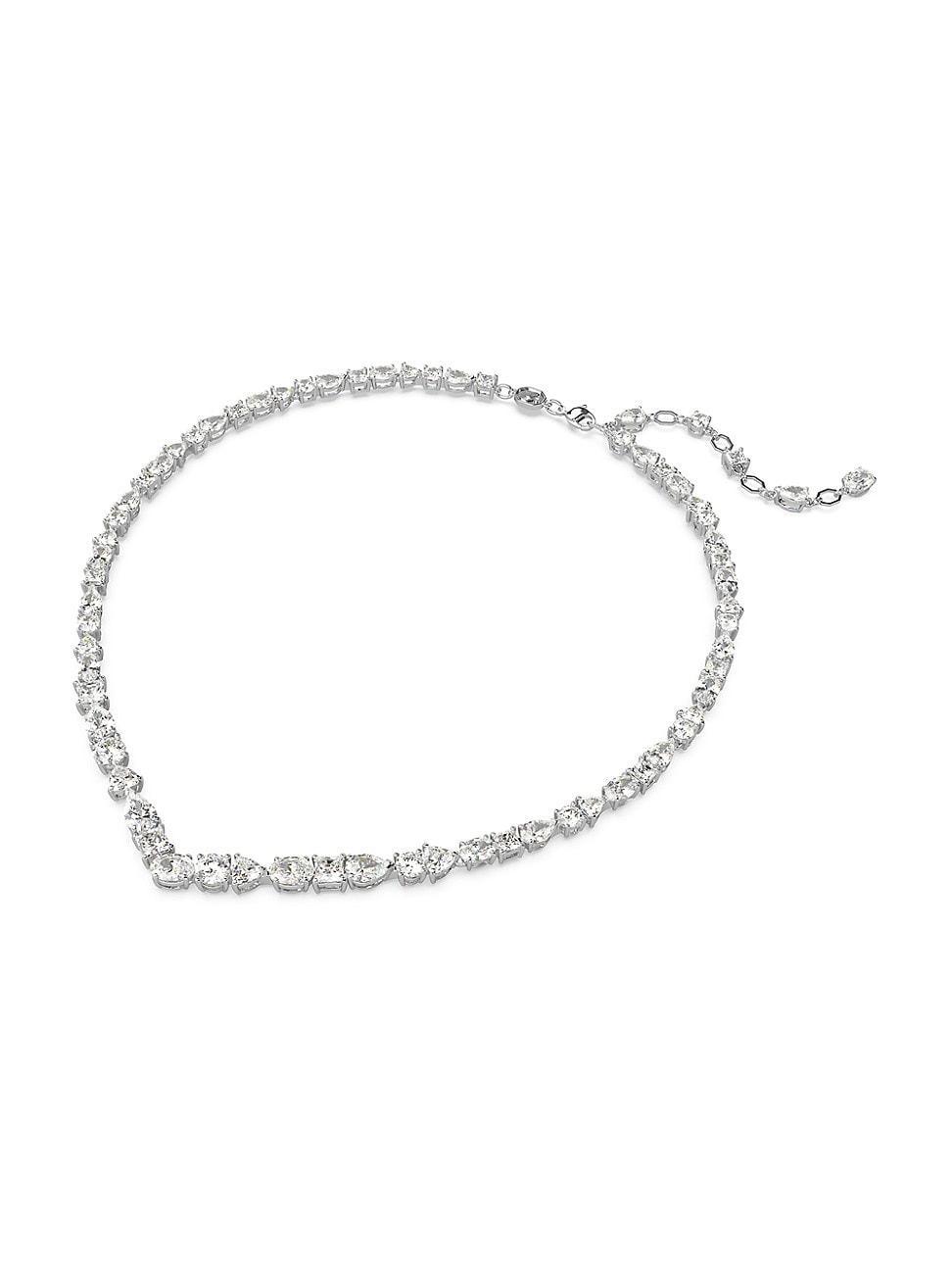 Swarovski Mesmera Mixed Cut Crystal Necklace in Rhodium Plated, 15 Product Image
