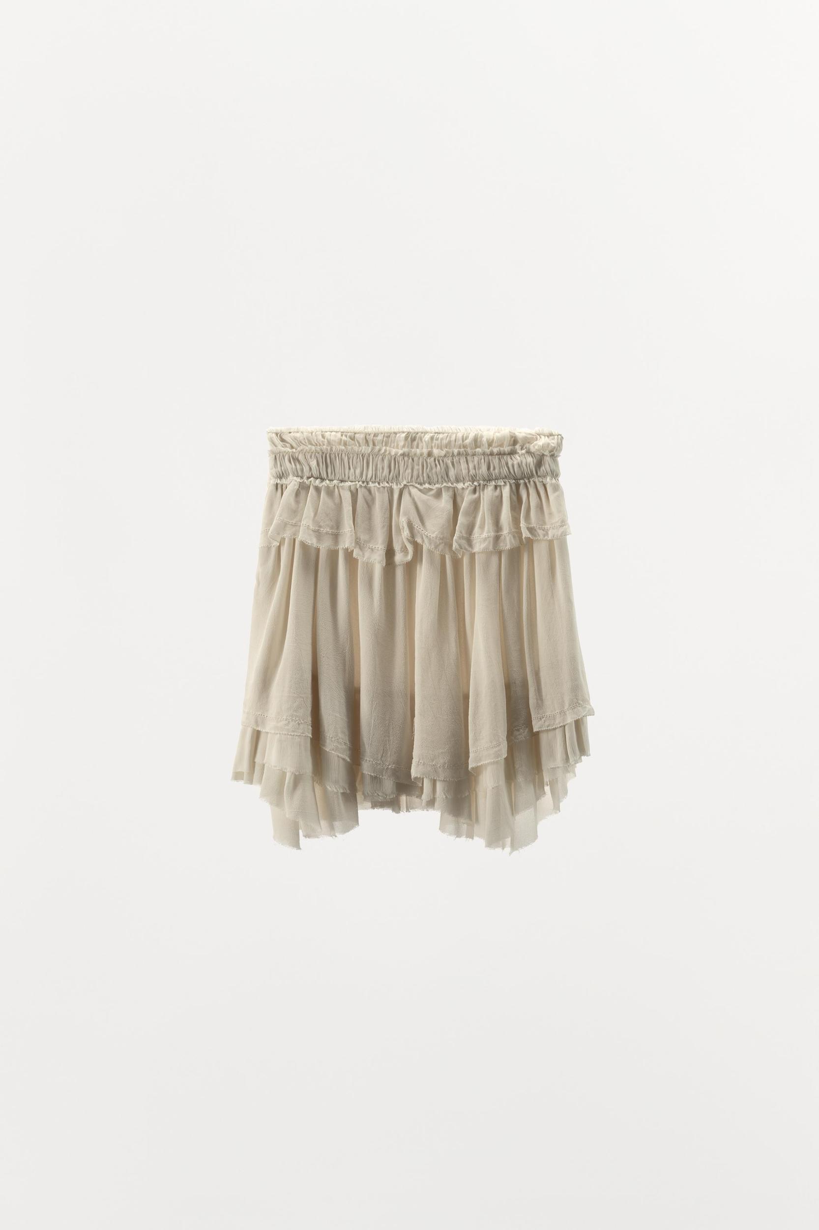 LIMITED EDITION GEORGETTE RUFFLE SKIRT Product Image