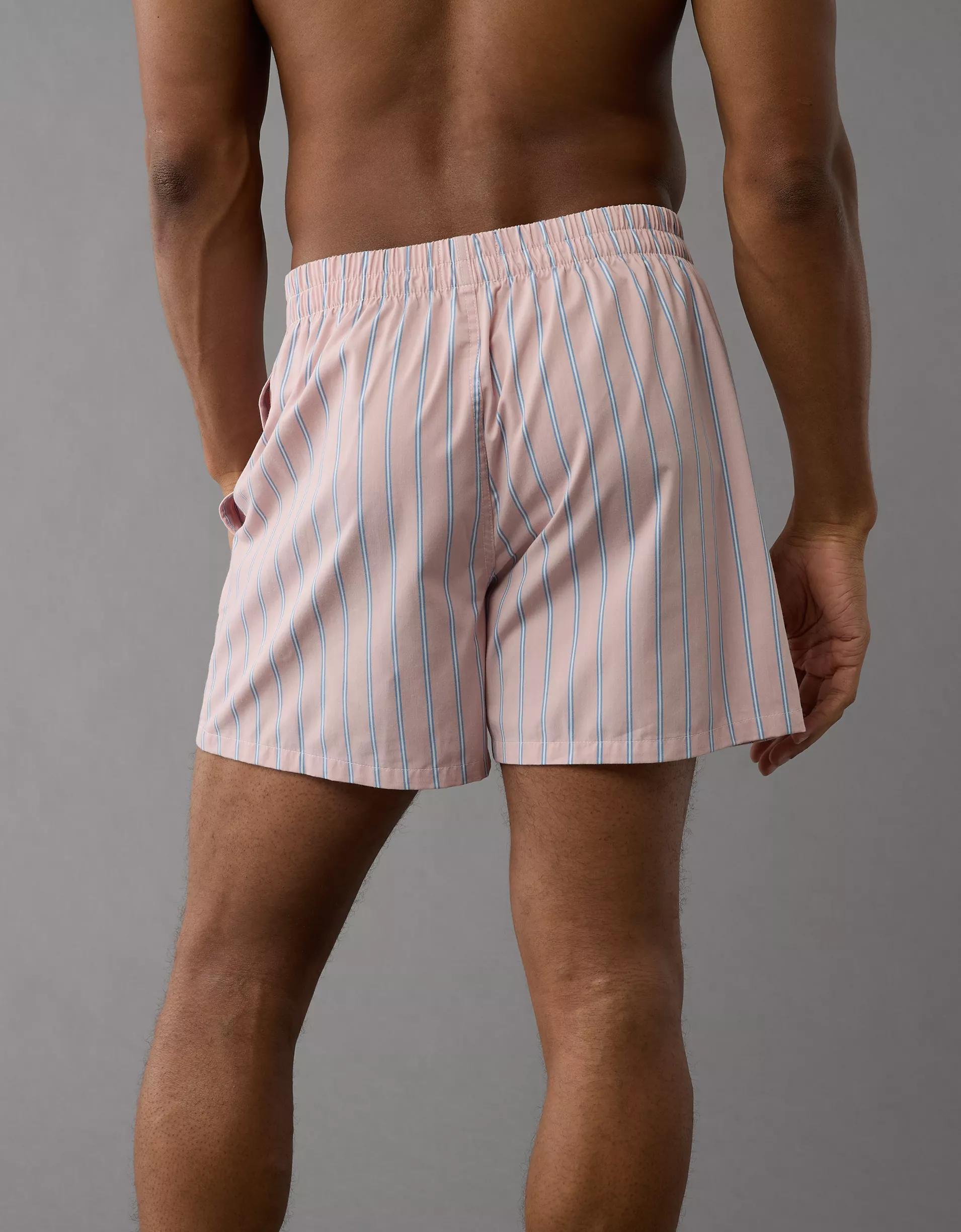 AEO Men's Striped Poplin Pocket Boxer Short Product Image