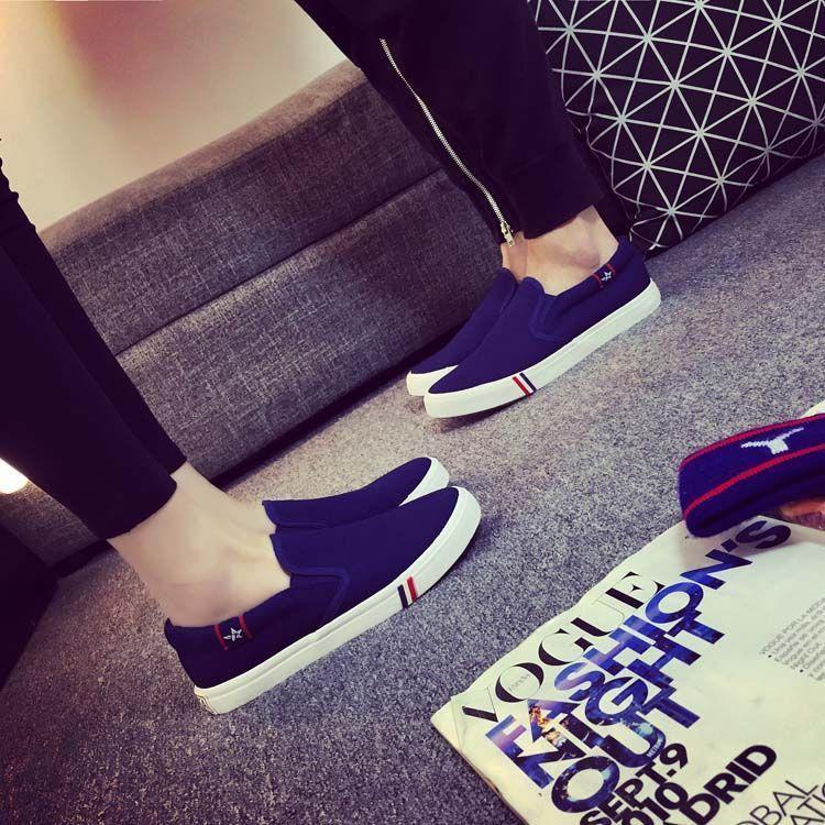 Couple's Canvas Slip-Ons Product Image
