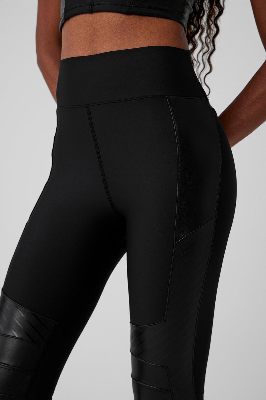 Airlift Winter Warm High-Waist Supermoto Legging - Black Product Image