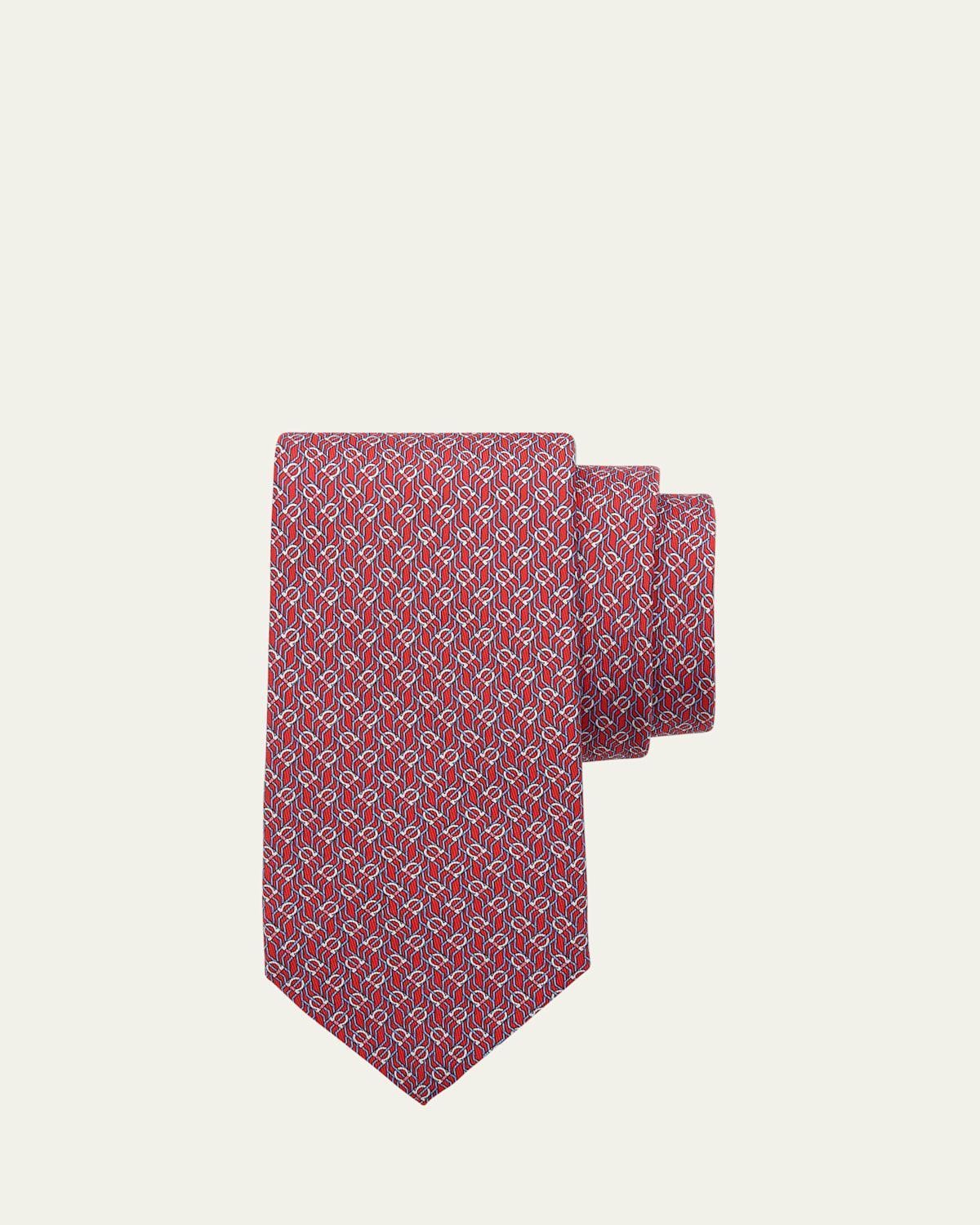 Mens Gancini Jacquard Tie Product Image