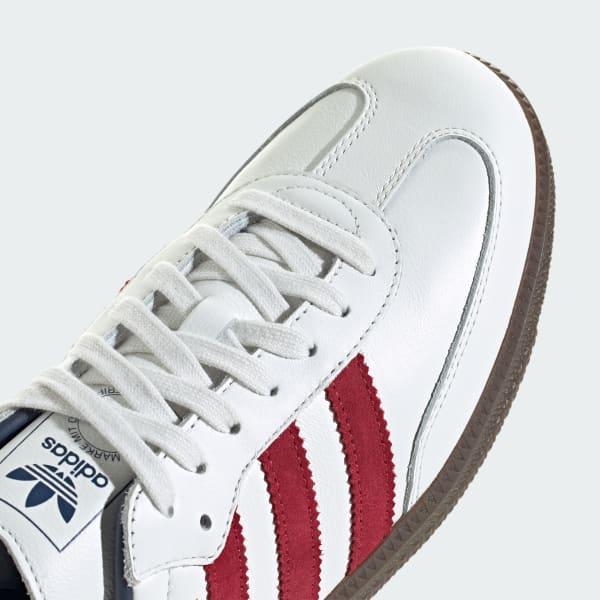 Mens adidas Samba OG Athletic Shoe - Core White / Team Victory Red / Night Indigo Product Image