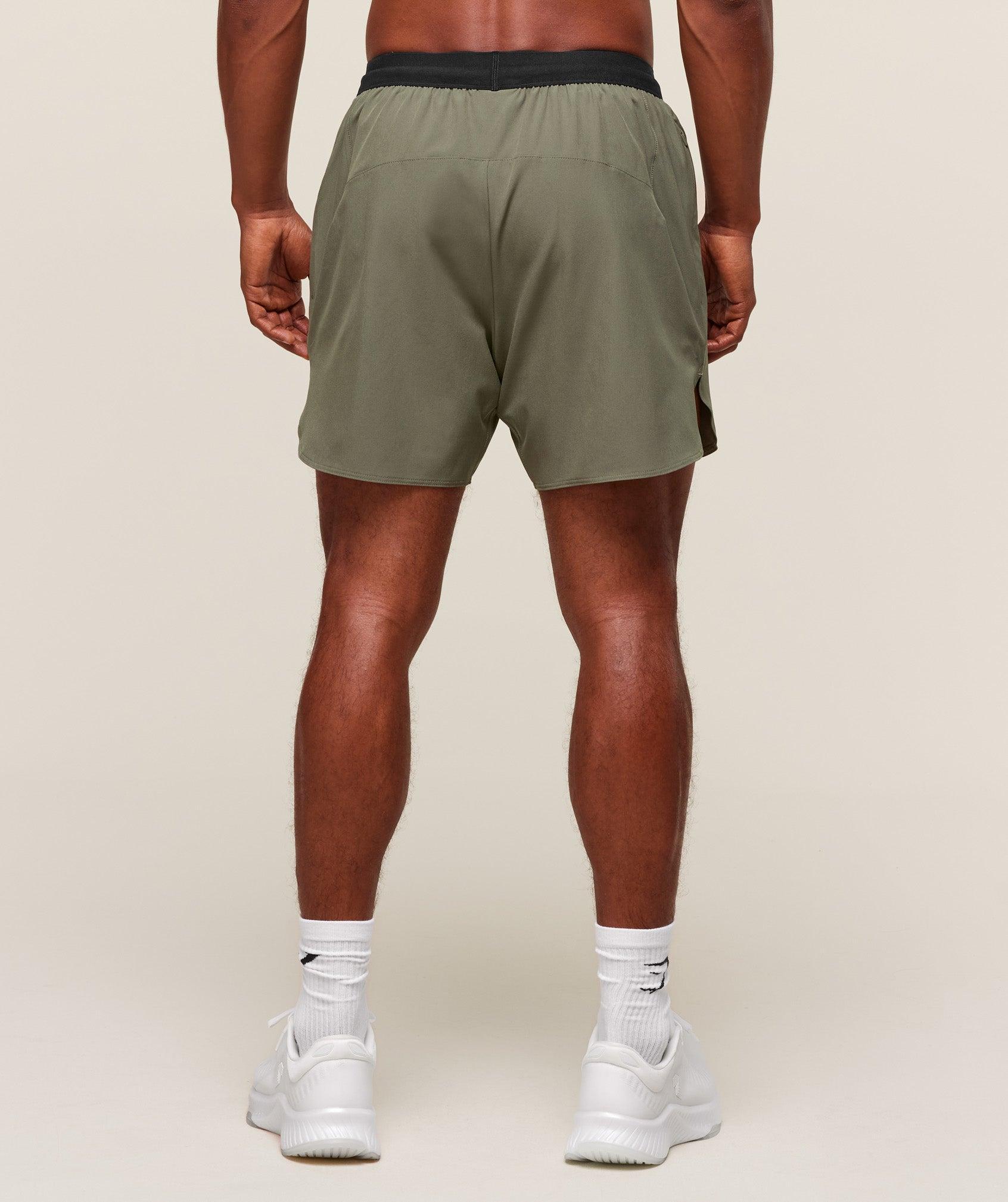 Gymshark Fit Repeat 6" Shorts - Base Green Male Product Image