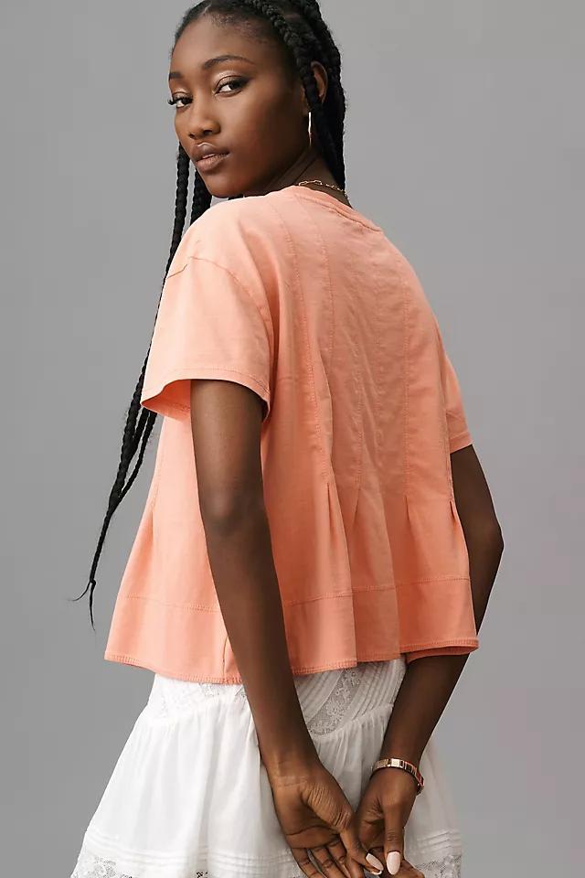 Pilcro Pleated Swing Tee Product Image