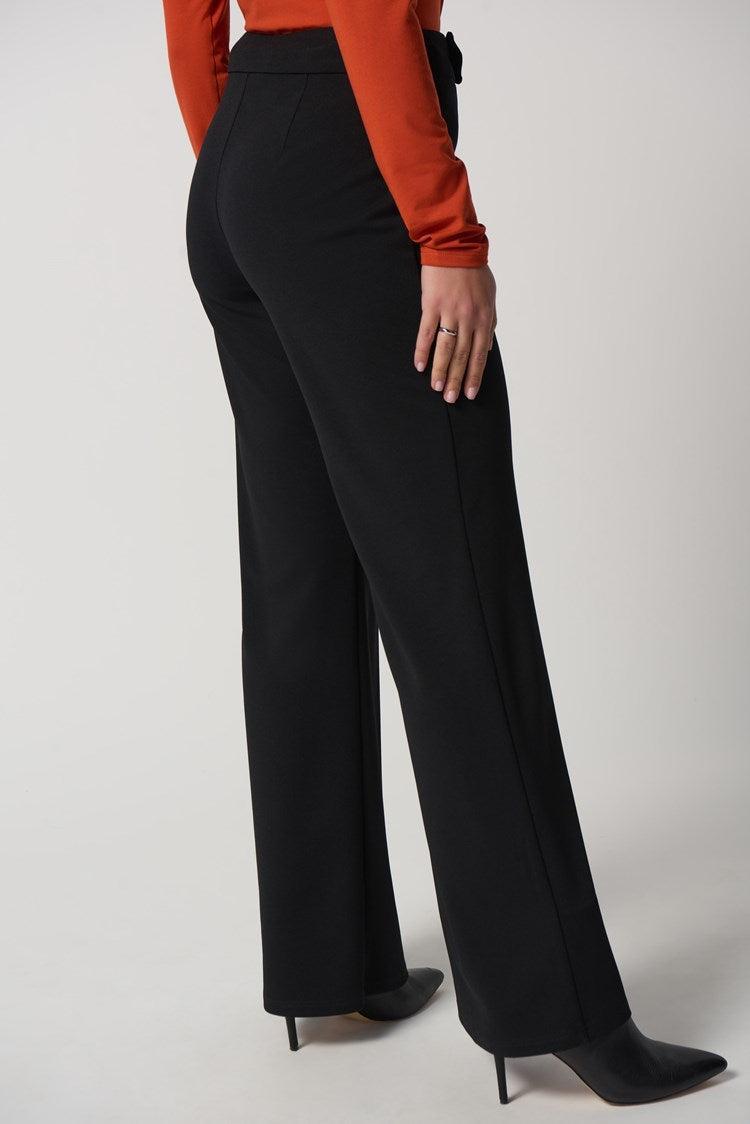 Scuba Crepe Wide-Leg Pants Product Image