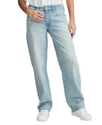 Lucky Brand Womens The Baggy Wide-Leg Jeans Product Image