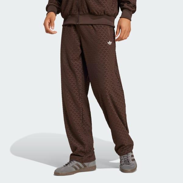 adidas Monogram Track Pants Dark Brown M Mens Product Image