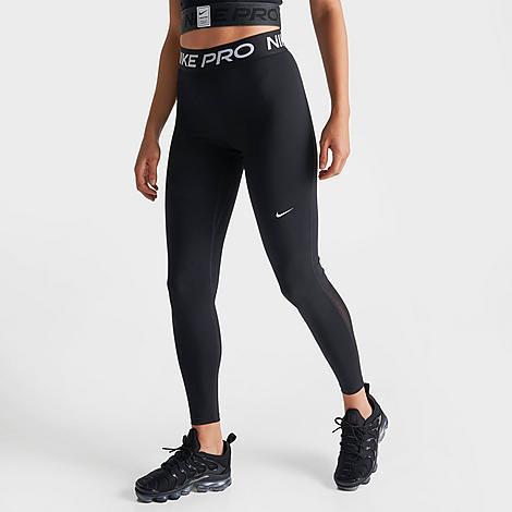 Women's Nike Pro Mid-Rise Mesh-Paneled Leggings Product Image