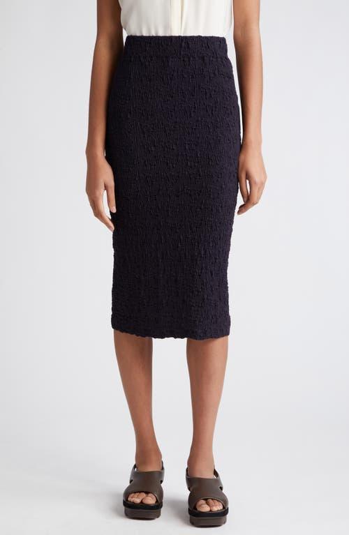 Womens Textured Midi-Skirt Product Image