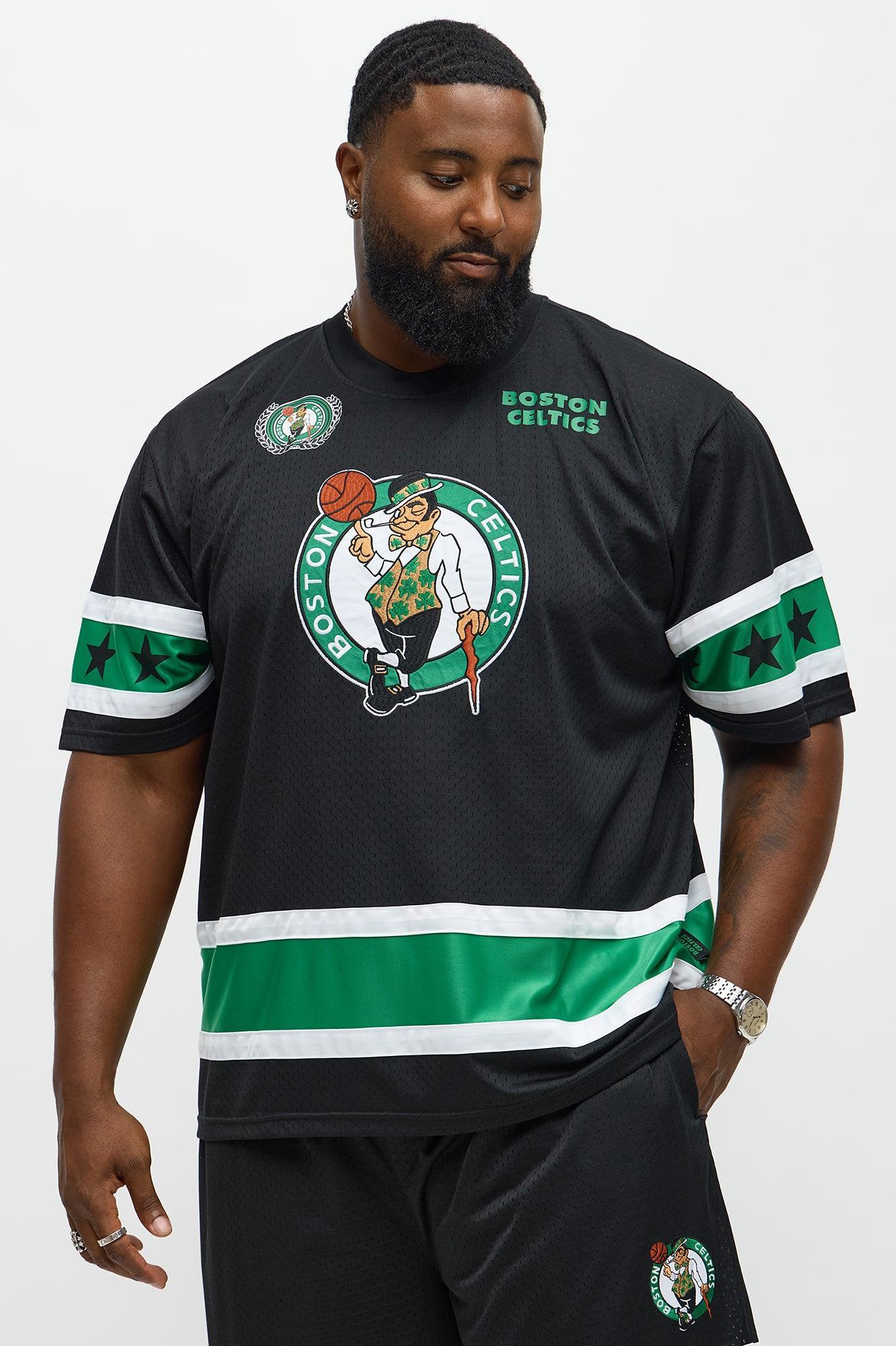 Celtics Believe The Hype Boxy Short Sleeve Top - Black Product Image