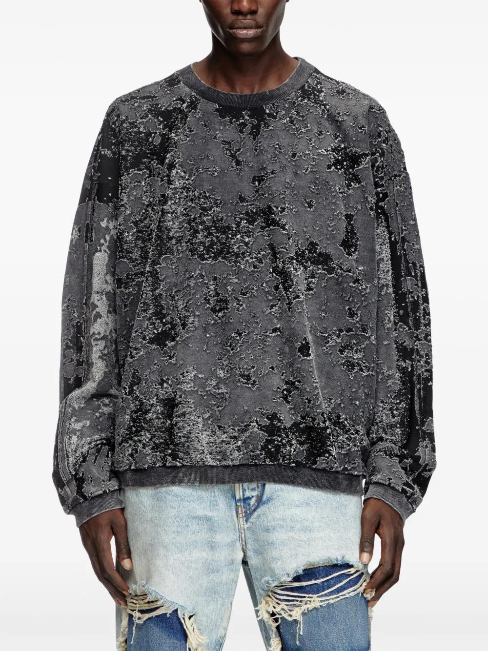 distressed-effect sweatshirt Product Image