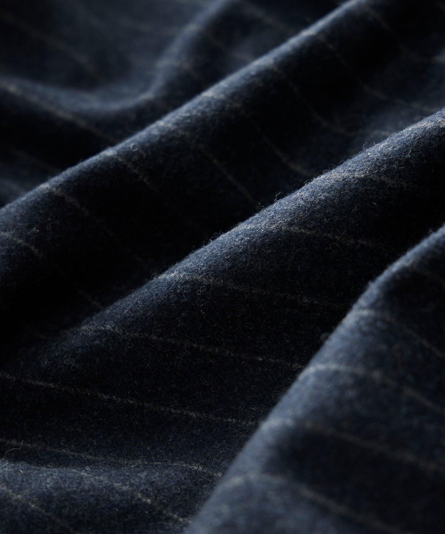 Italian Wool Grant Jacket in Navy Pinstripe Product Image