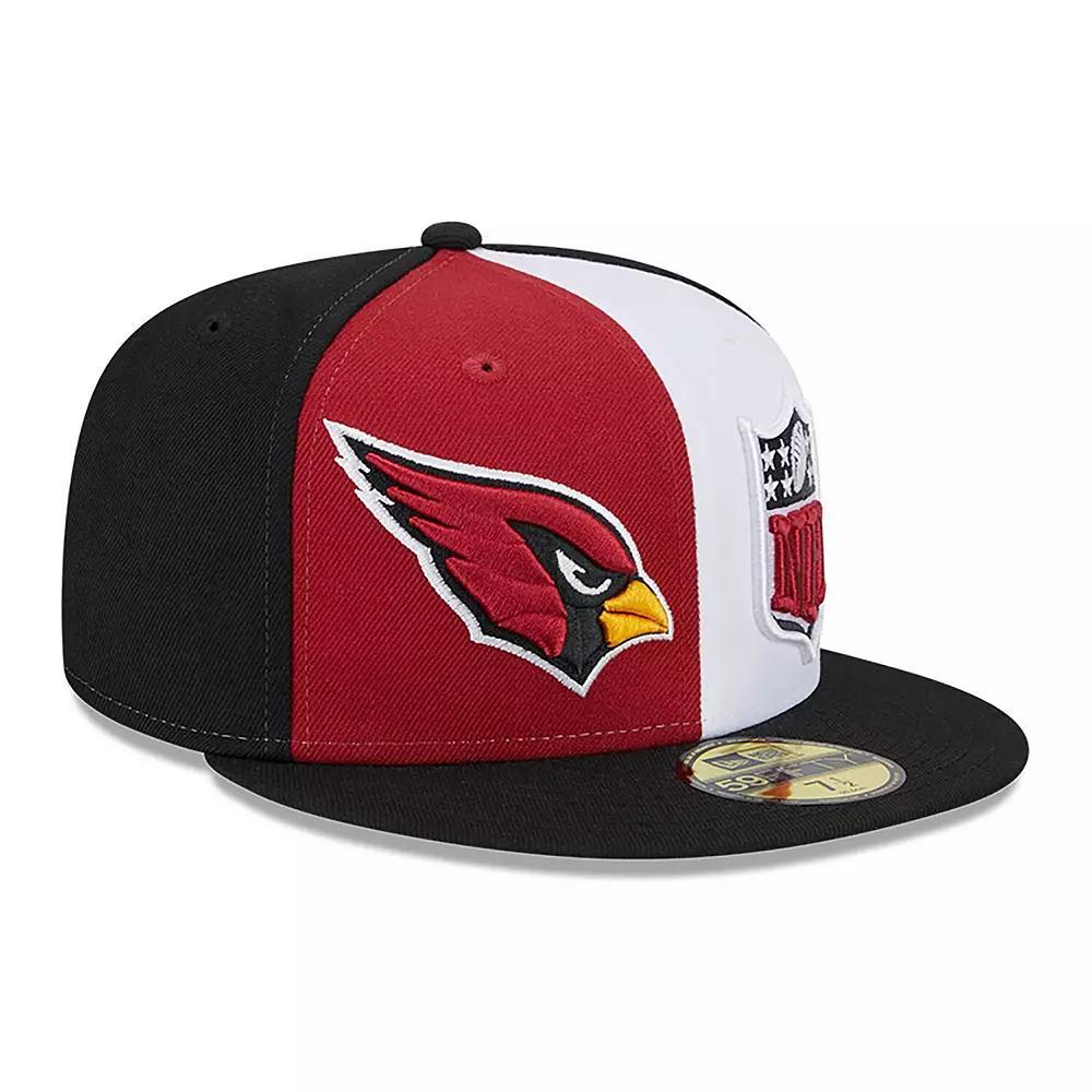 Men's New Era  Cardinal/Black Arizona Cardinals 2023 Sideline 59FIFTY Fitted Hat, Size: 7 7/8, Red Product Image