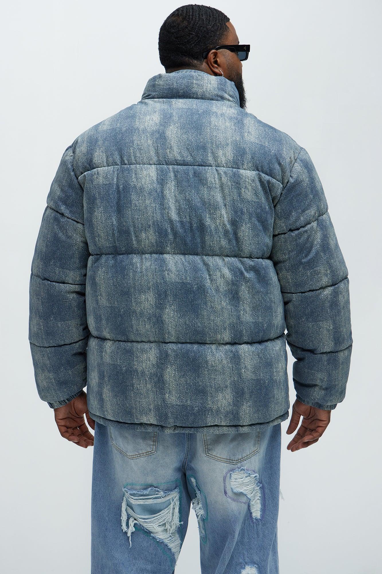 Inwood Printed Denim Puffer - Blue/combo Product Image