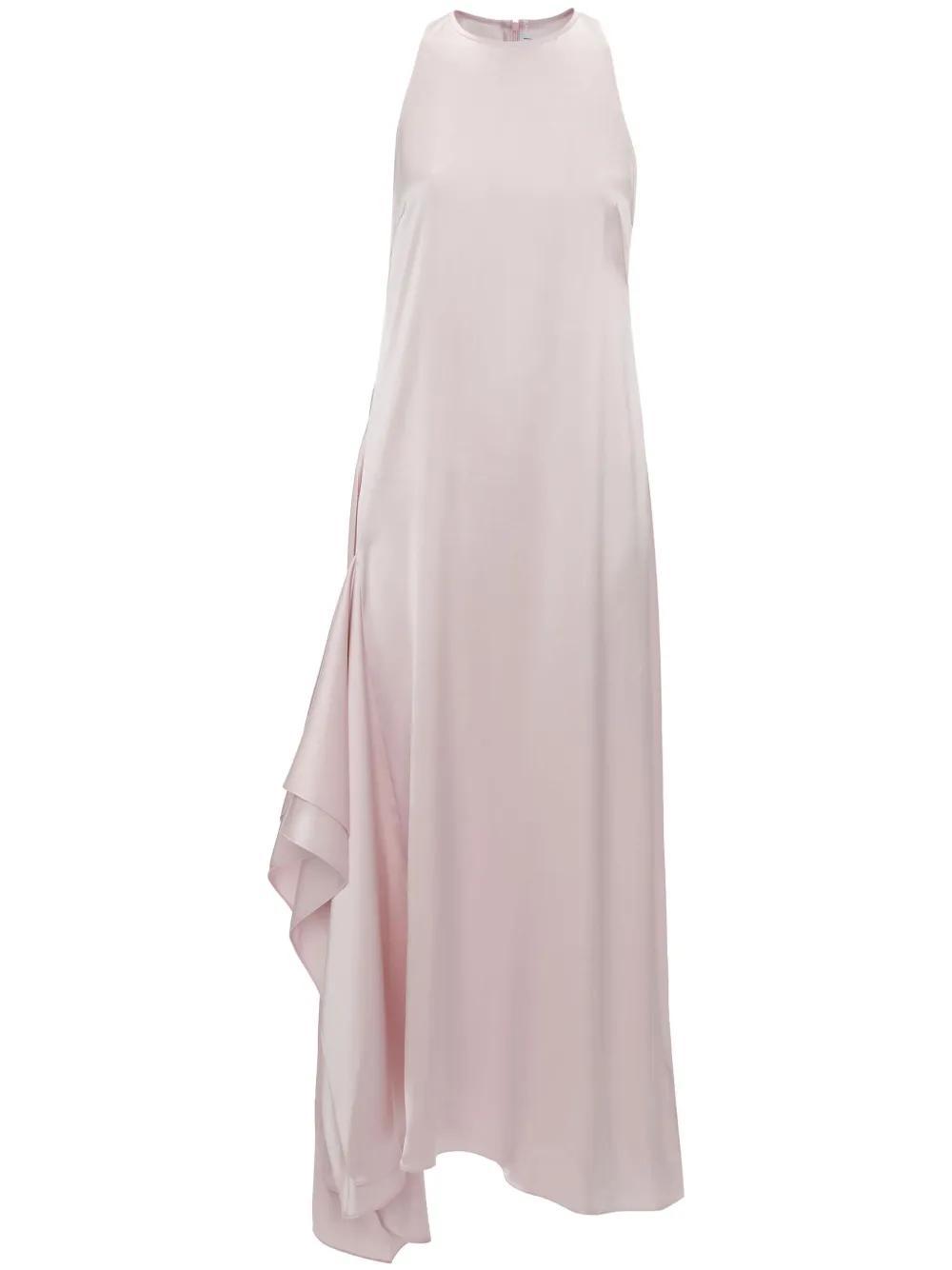 JW ANDERSON Sleeveless Draped Dress In Pink Product Image