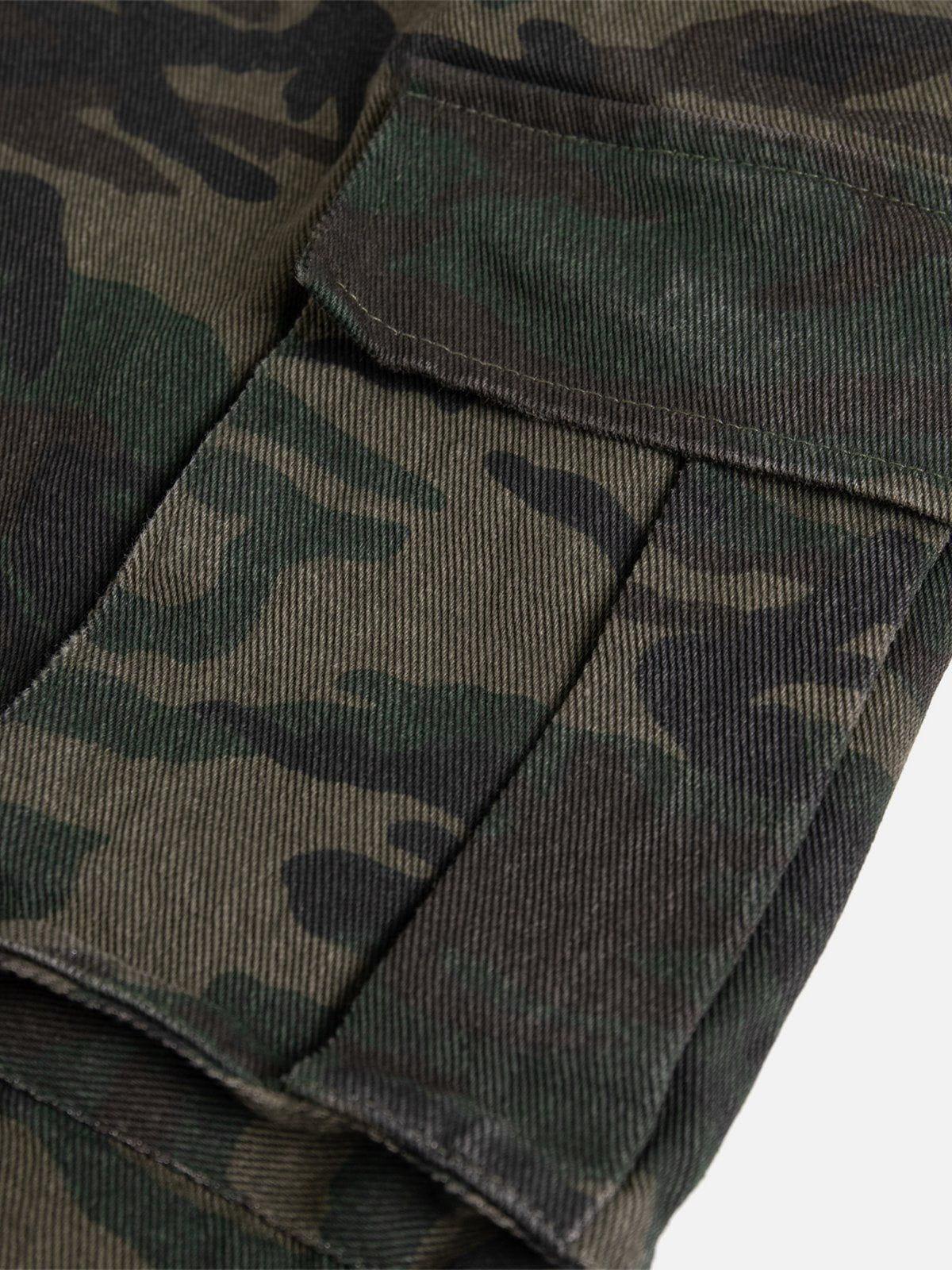 Aelfric Eden Camo Longline Cargo Shorts Product Image