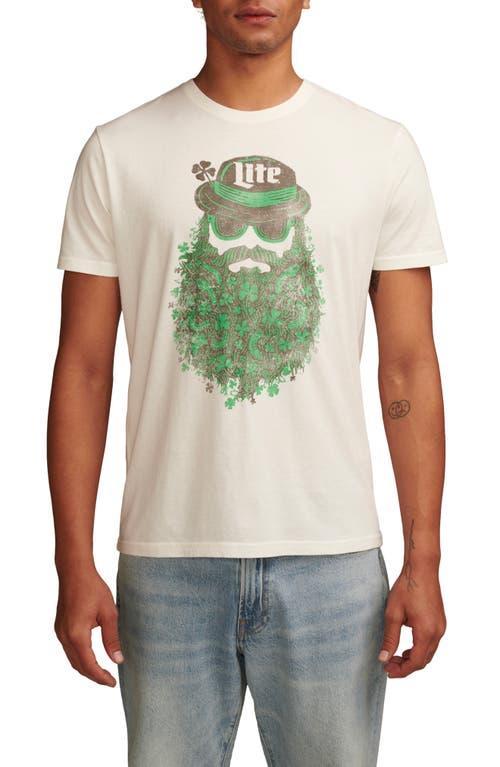 Lucky Brand Miller Lite Beard (Marshmallow) Men's Short Sleeve Knit Product Image