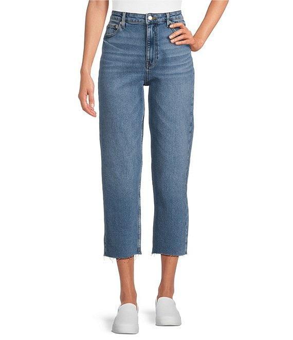 Westbound Straight Crop Medium Wash Denim Jeans Product Image