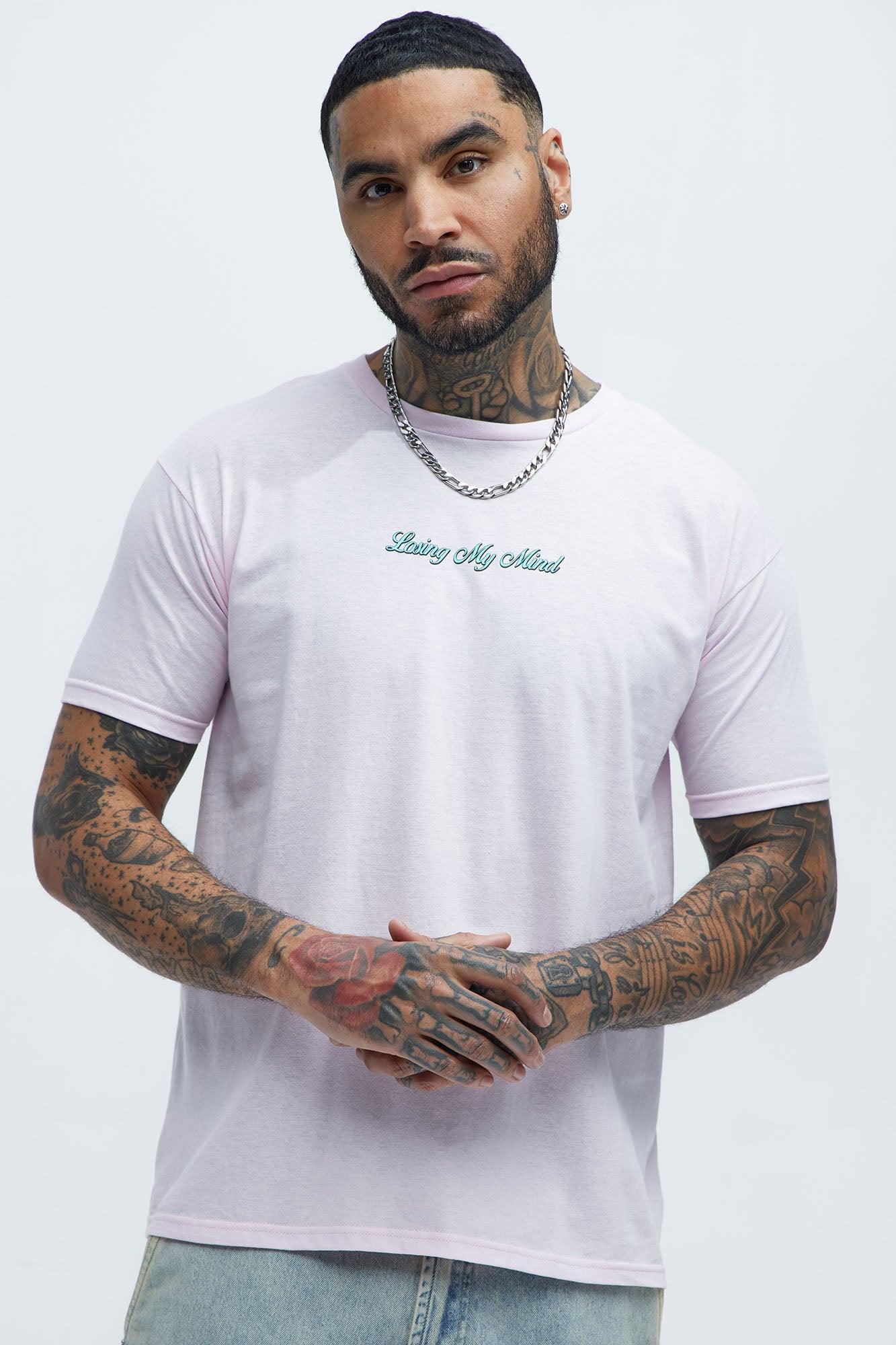 Losing My Mind Short Sleeve Tee - Pink Product Image
