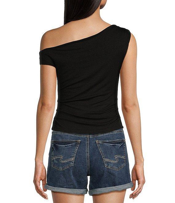 Originality Cowl Neck One-Shoulder Top Product Image