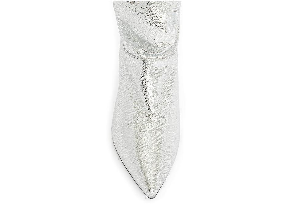 AllSaints Orlana Shimmer Boots Silver) Women's Boots Product Image