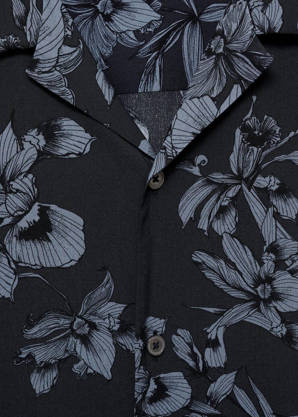 Flowy Hawaiian-print shirt - Men | MANGO USA Product Image