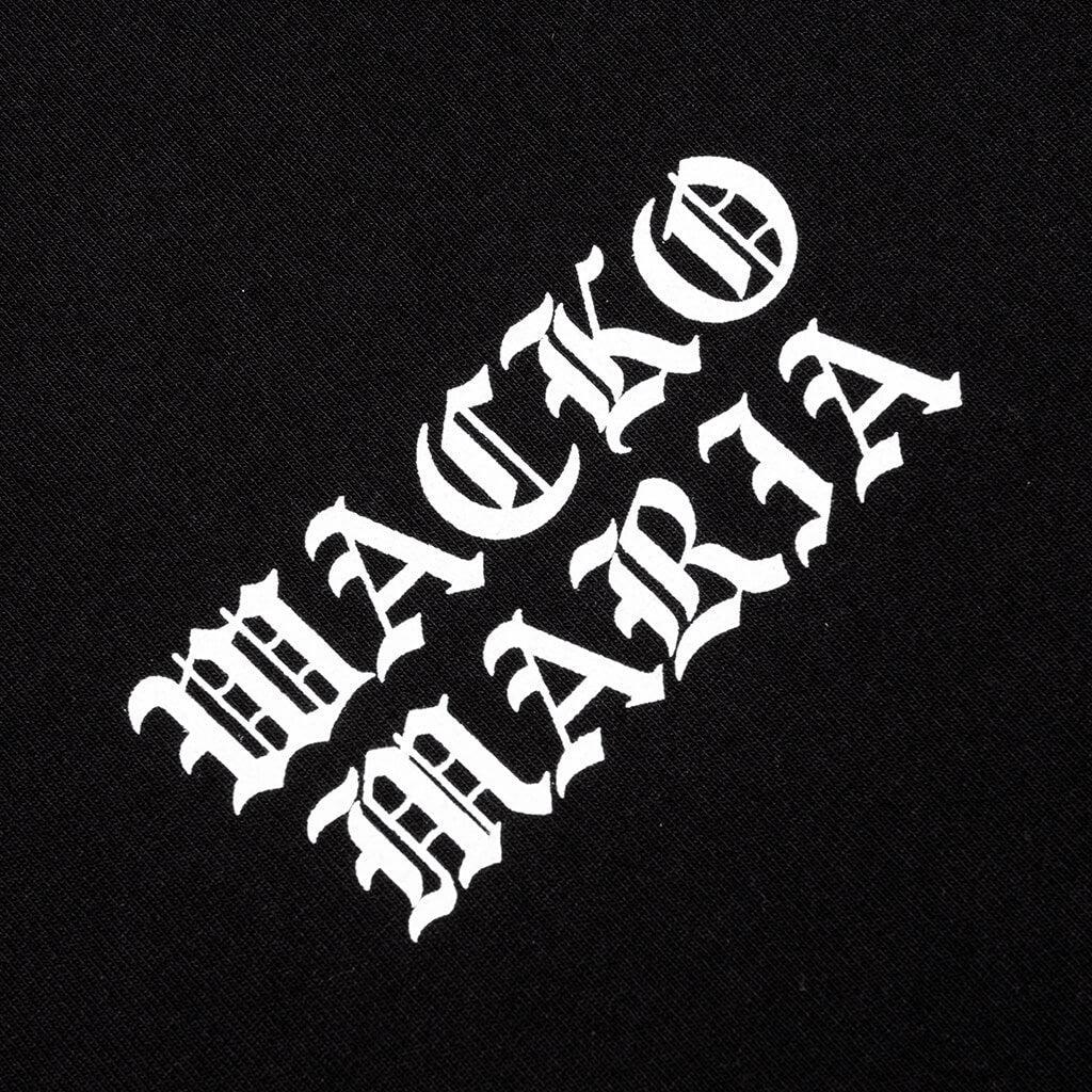Washed Heavyweight Crewneck T-Shirt Type 2 - Black Male Product Image